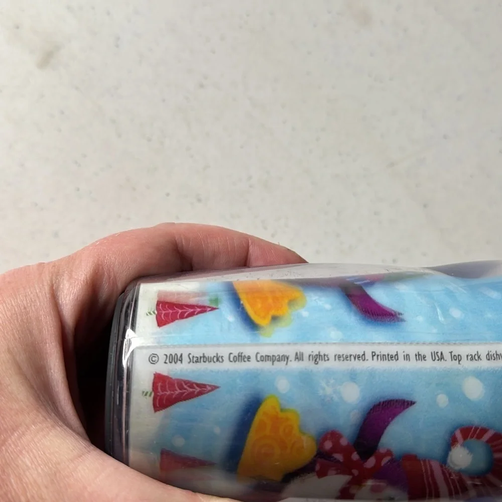 Vintage 2004 Rare Starbucks Plastic Tumbler 8 Oz